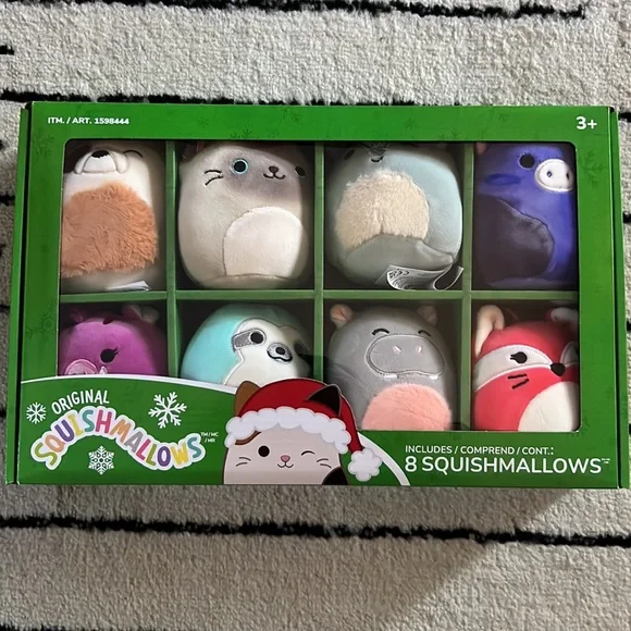 Squishmallow ornaments 2024 NIB🐶🦛🐱🐮 - Picture 3 of 10